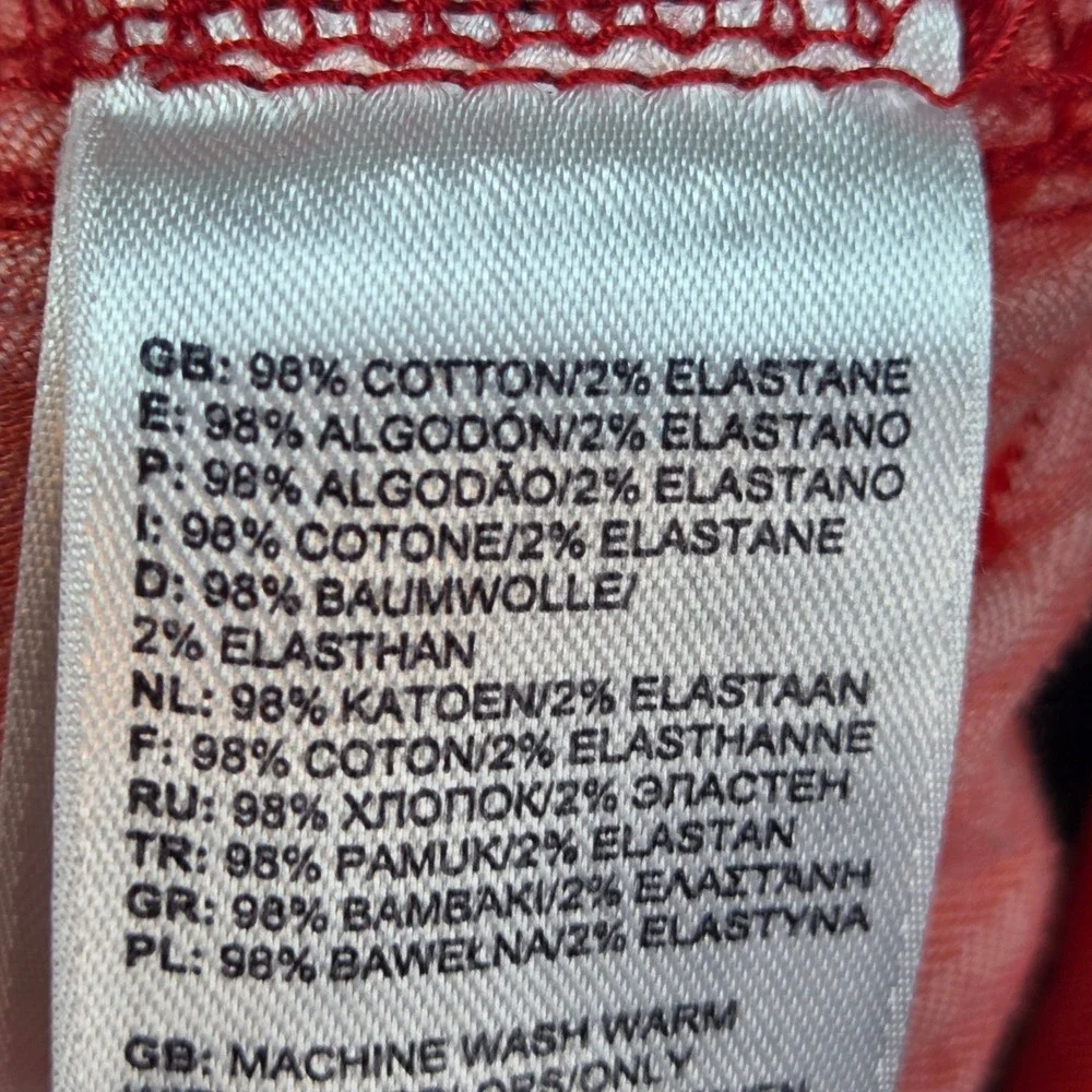 The North Face Chino Shorts Mens Sz 36 California Heritage Stretch Cotton Red